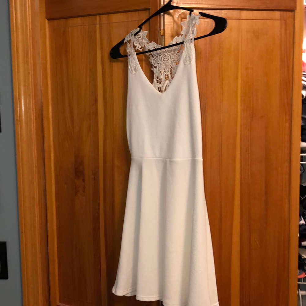 white dress